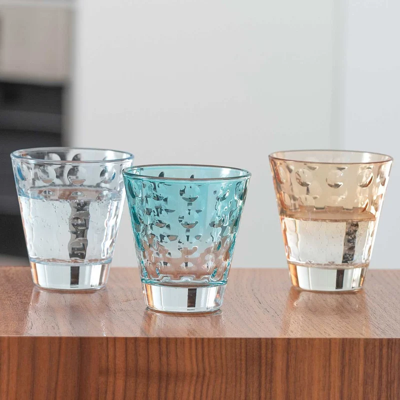 Trinkglas OPTIC 215 ml Pastell 6er-Set