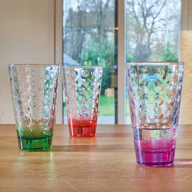 Trinkglas OPTIC 300 ml 6er-Set sortiert
