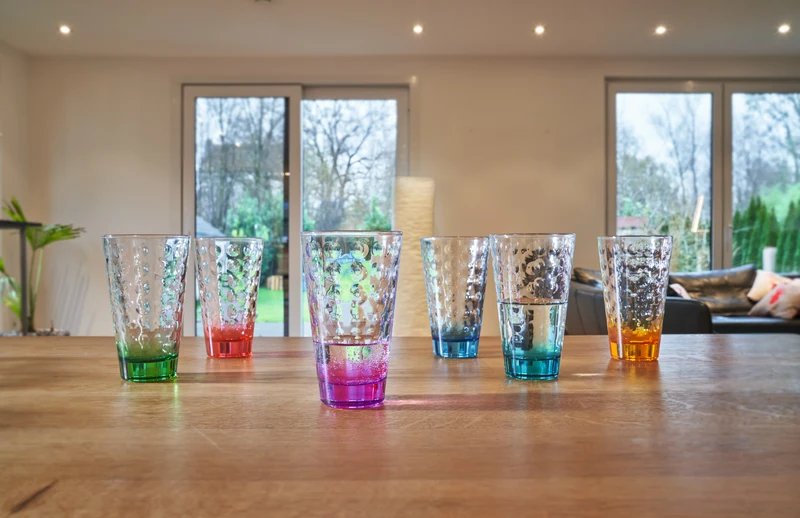 Trinkglas OPTIC 300 ml 6er-Set sortiert