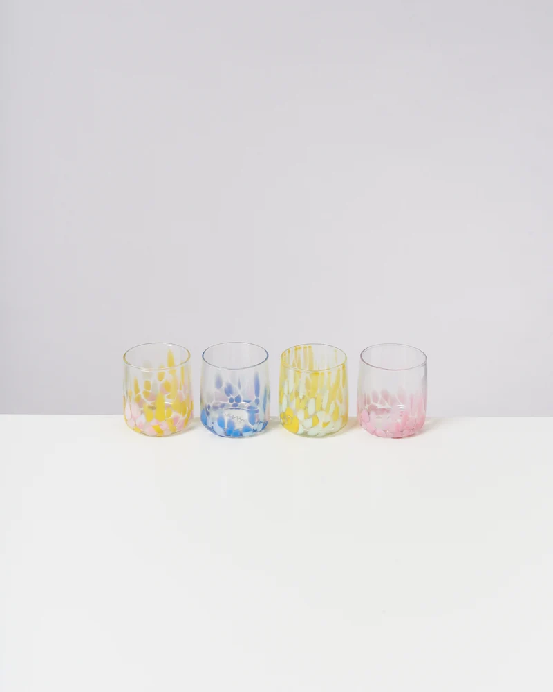Alegria Glas klein gelb sand