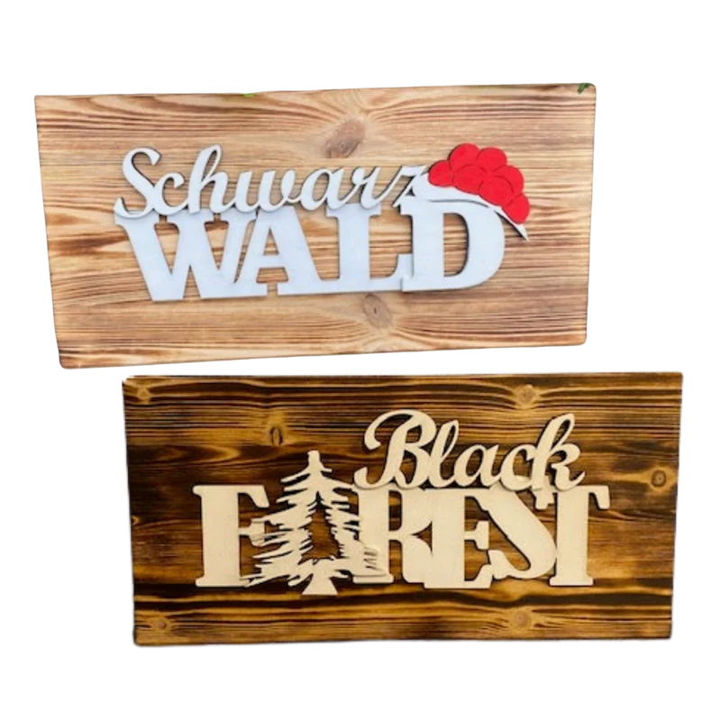 Schwarzwald Dekobrett „Franzi“ und „Heidi“