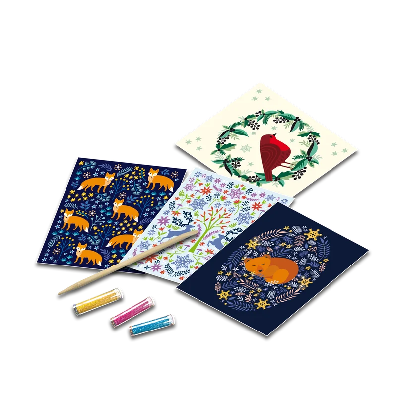Meine Glitzerkarten – Verzauberte Natur