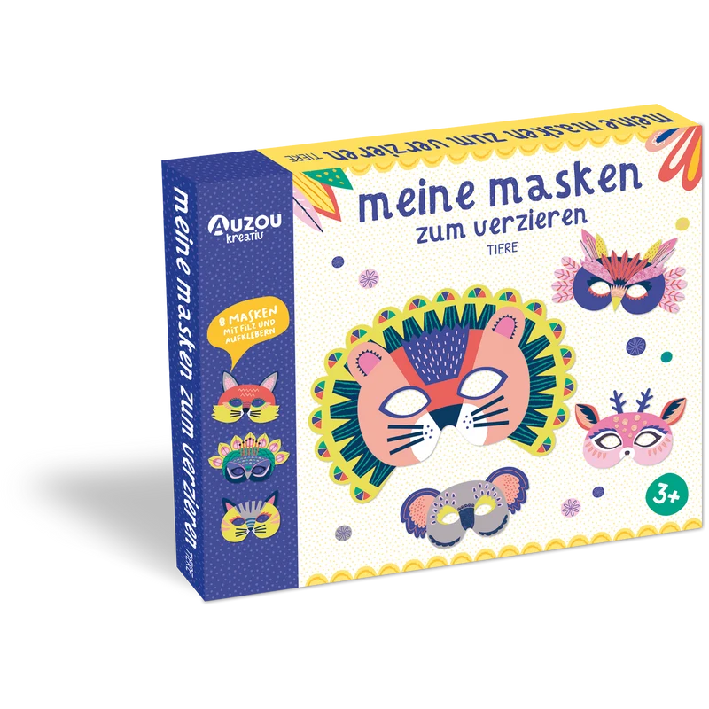 Meine Tiermasken zum Verzieren