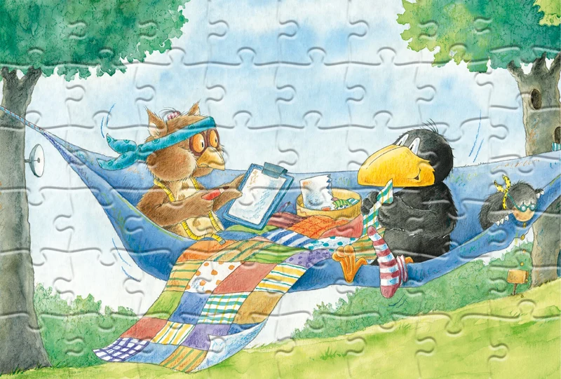 Der kleine Rabe Socke – Puzzle 3 x 49 Teile