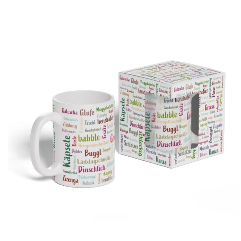 Mundart-Tasse