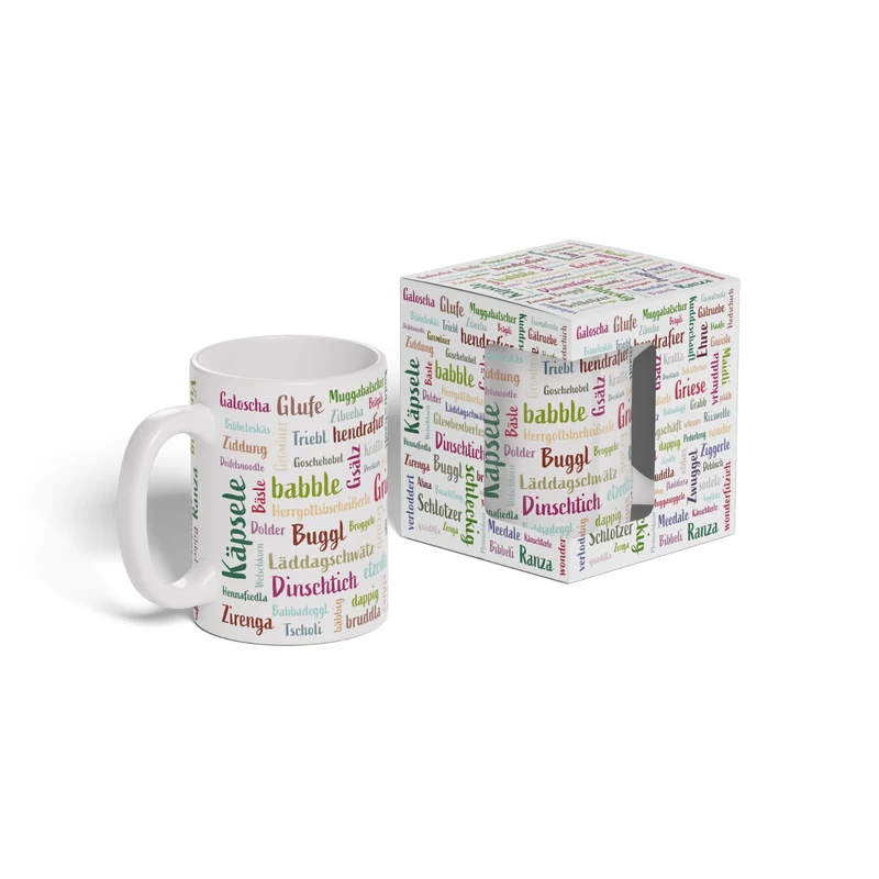 Mundart-Tasse