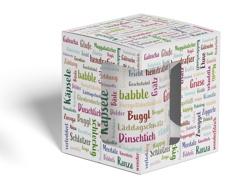 Mundart-Tasse
