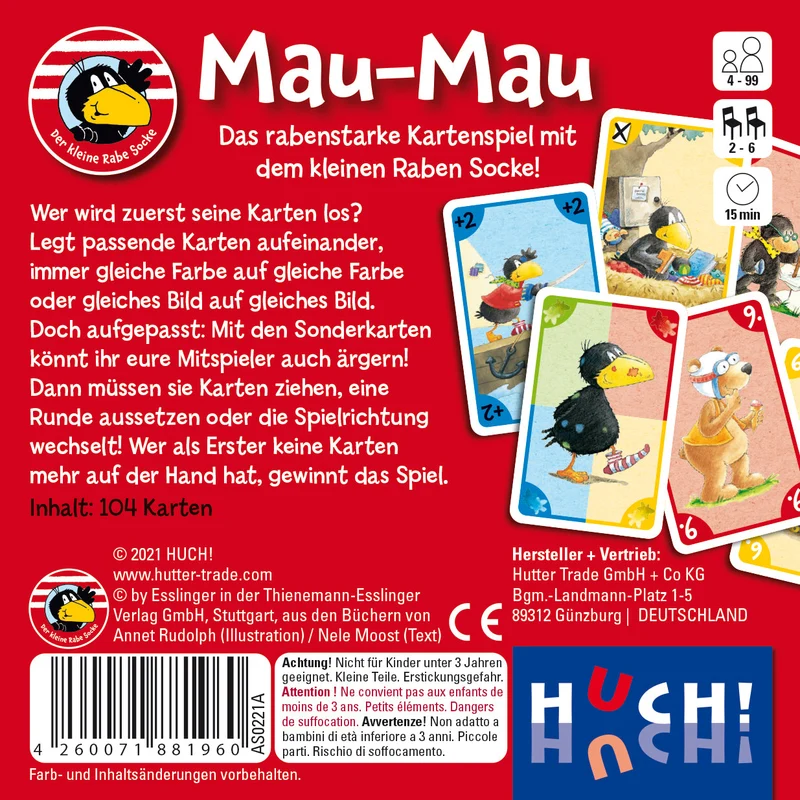 Der kleine Rabe Socke – Mau Mau