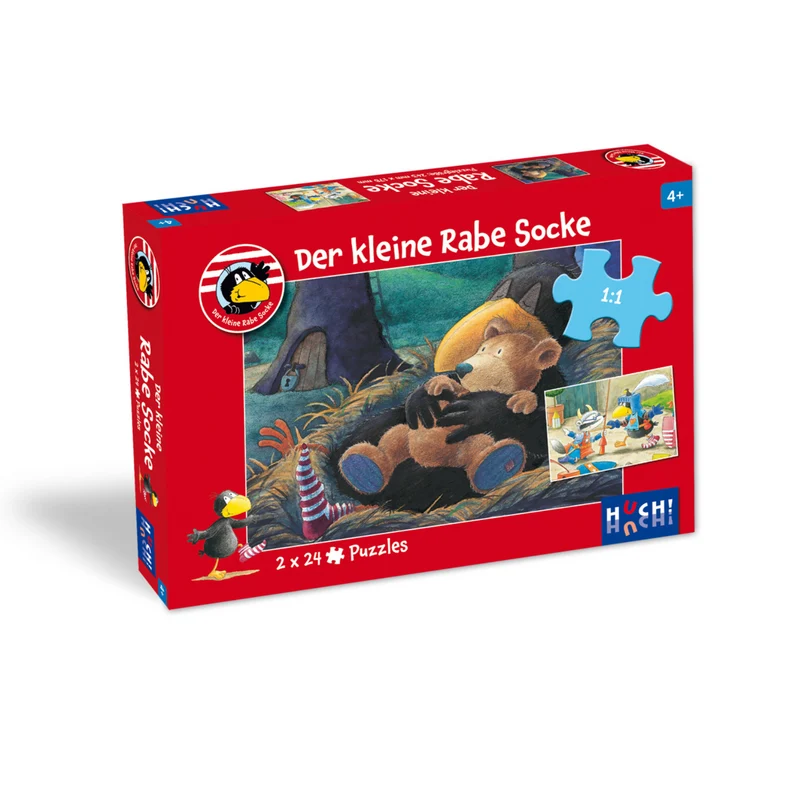 Der kleine Rabe Socke – Puzzle 2 x 24 Teile