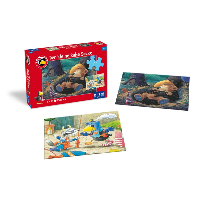 Der kleine Rabe Socke – Puzzle 2 x 24 Teile