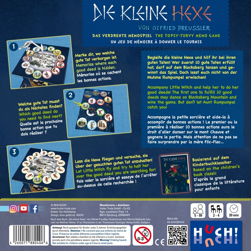 Die kleine Hexe – Das verdrehte Memospiel