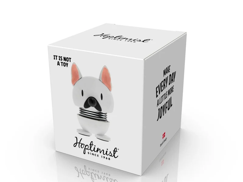 Hoptimist French bulldog XS white 6cm