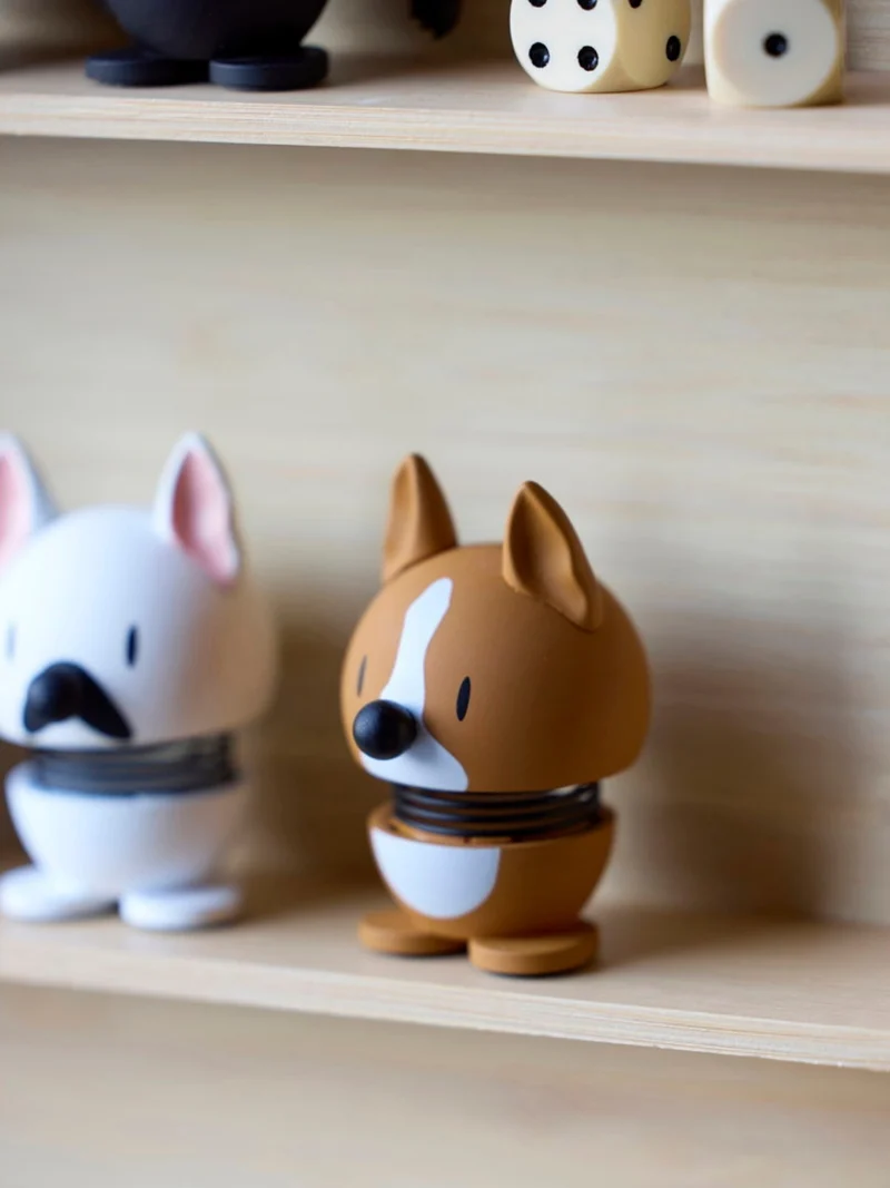 Hoptimist French bulldog XS white 6cm