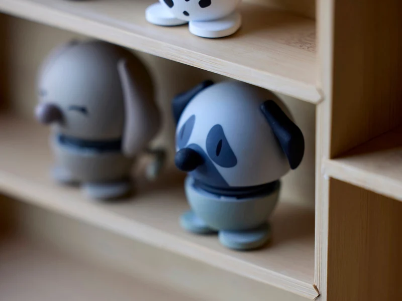 Hoptimist Pug XS grey 4,9cm