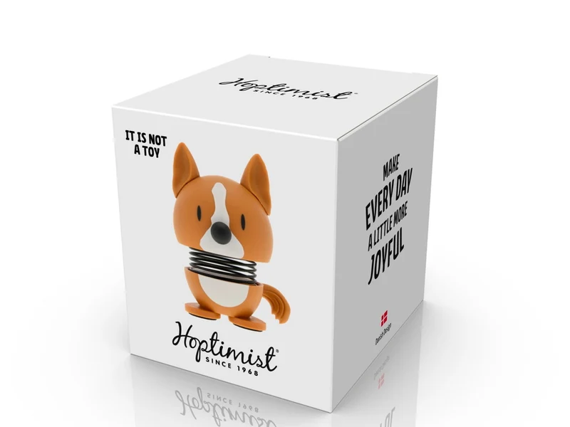 Hoptimist Corgi XS brown 6cm