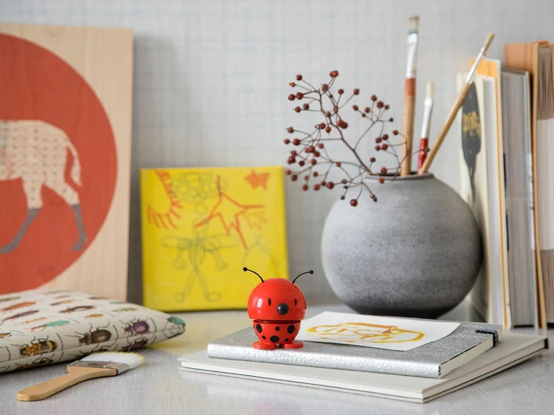 Hoptimist Ladybird red 7,2cm