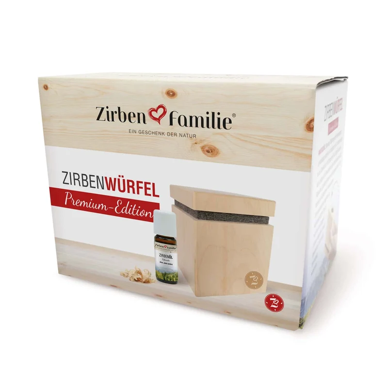 Zirbenwürfel-Set Premium-Edition