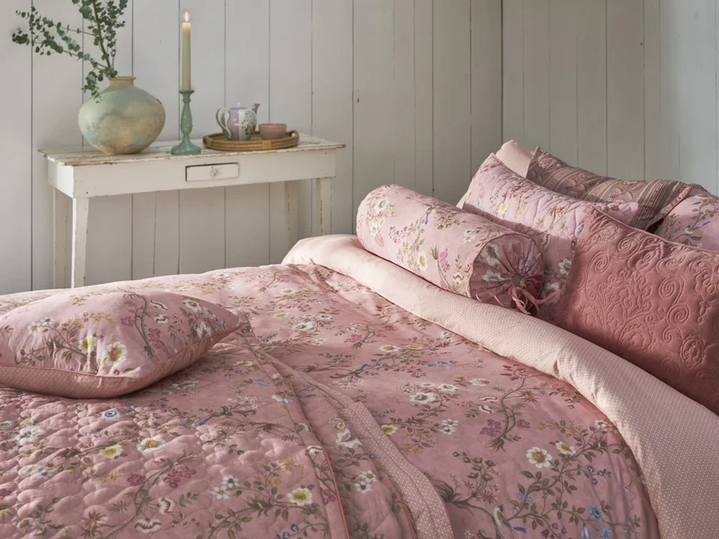 PIP STUDIO Lotus Lullaby Kissen quadratisch pink 45x45cm (1Stück)