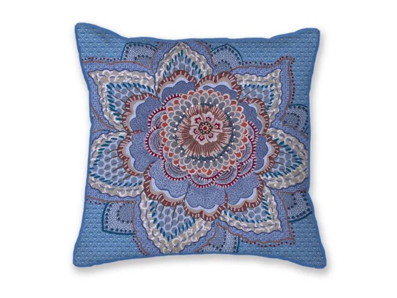 PIP STUDIO Mumbai Night Kissen quadratisch blau 45x45cm (1Stück)