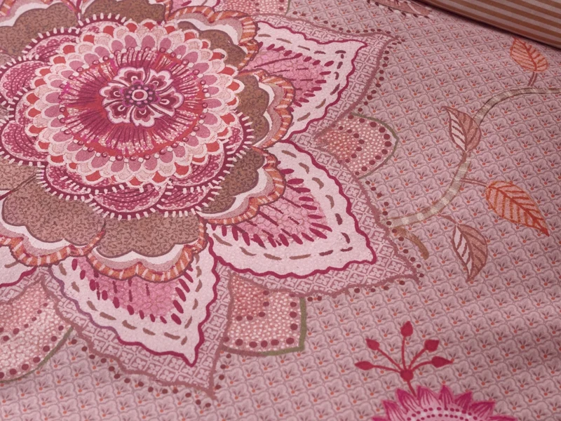 PIP STUDIO Mumbai Night Bettwäsche pink 135x200cm (1 Stück)