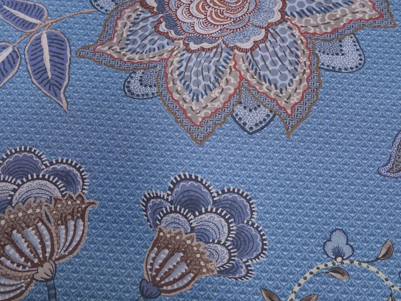 PIP STUDIO Mumbai Night Bettwäsche blau 135x200cm (1 Stück)