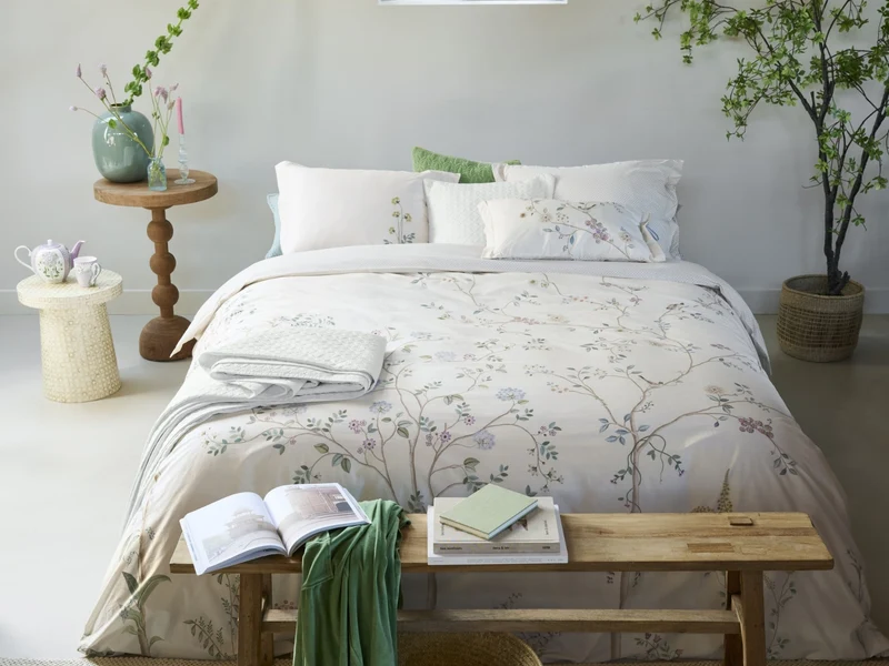 PIP STUDIO Desi Garden Bettwäsche off-white 135x200cm (1 Stück)
