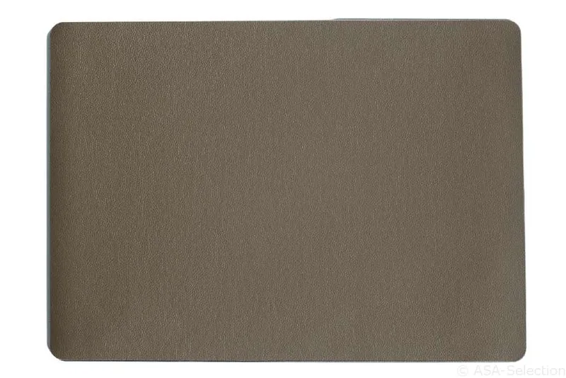 ASA Tischset Lederoptik braun 46x33cm Set6