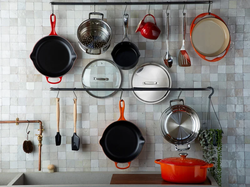 Le Creuset Brat- und Servierpfanne Signature rund ofenrot 30cm