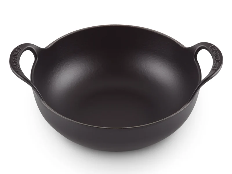 Le Creuset Balti Dish Tradition rund schwarz matt 24cm