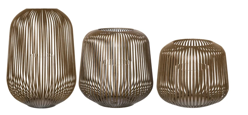 Blomus LITO Laterne rusty look Set 3tlg.