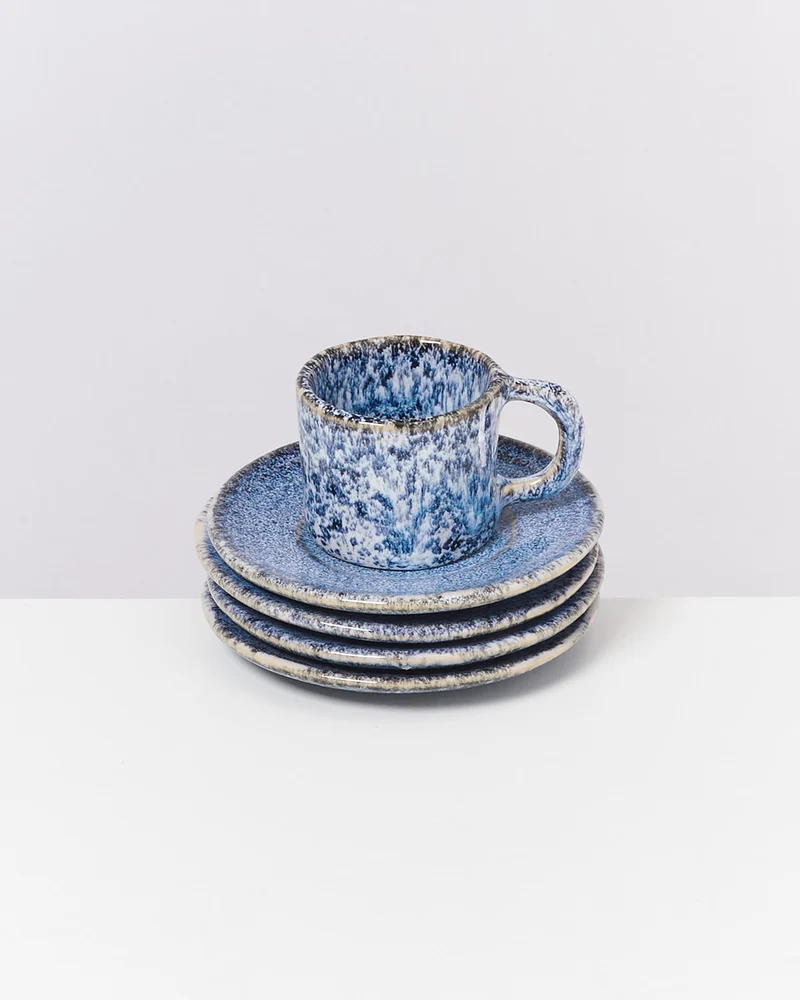 Cordoama Espressountertasse modern blau