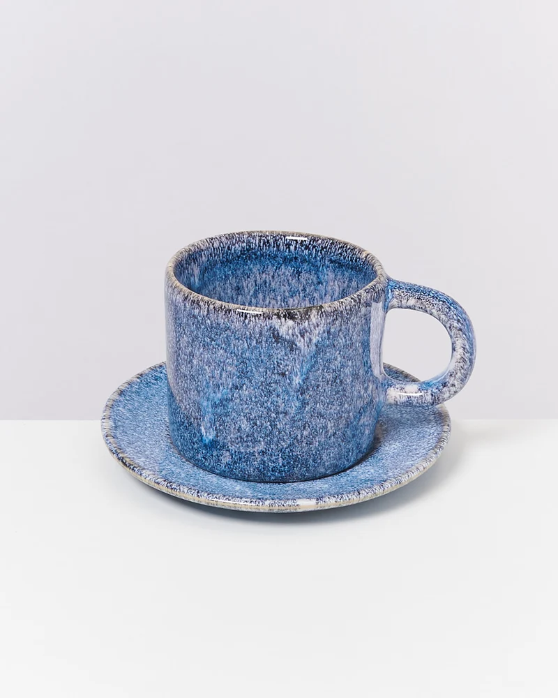 Cordoama Untertasse blau