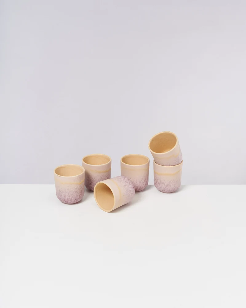 Copa Alto Becher klein apricot flieder