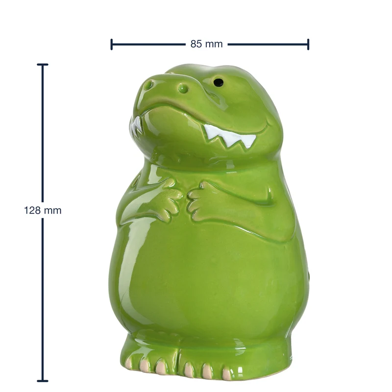 Spardose BAMBINI 13 cm grün Krokodil