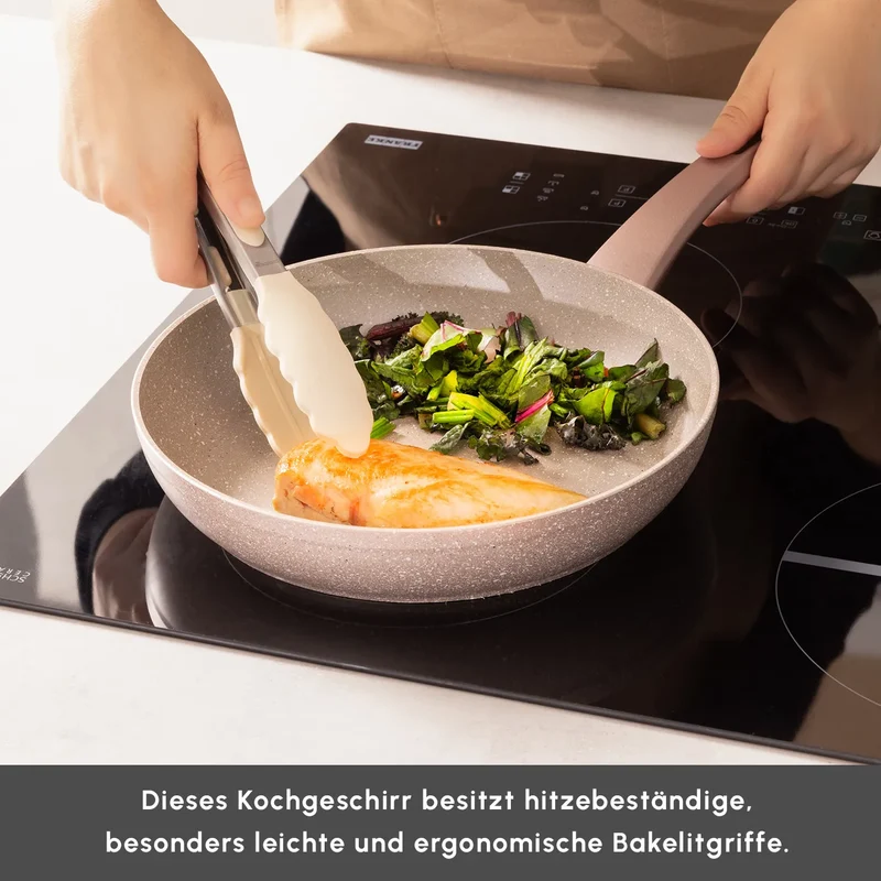 Karaca Rosegold Biogranite Kochgeschirr-Set 12-teiliges