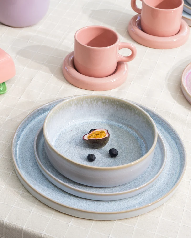 Cordoama Geschirr-Set modern azur 32-teilig