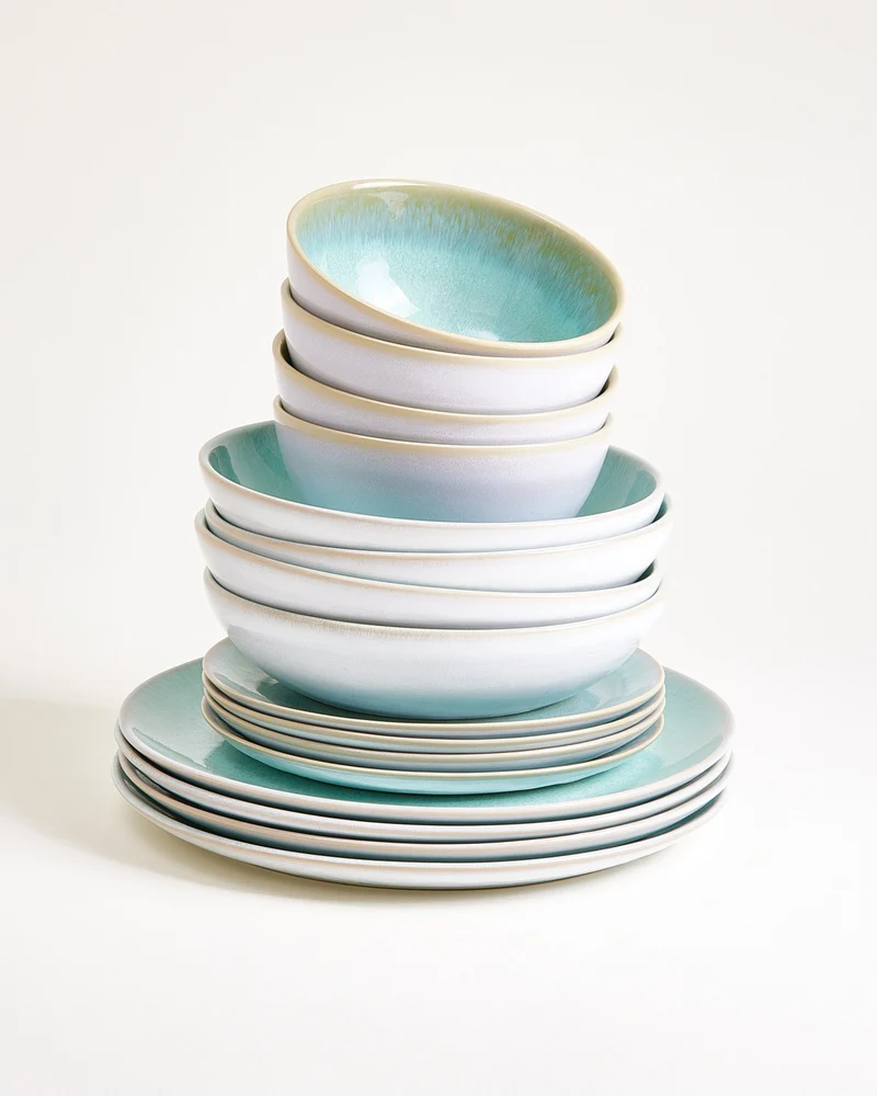 Cordoama Geschirr-Set classic mint 16-teilig