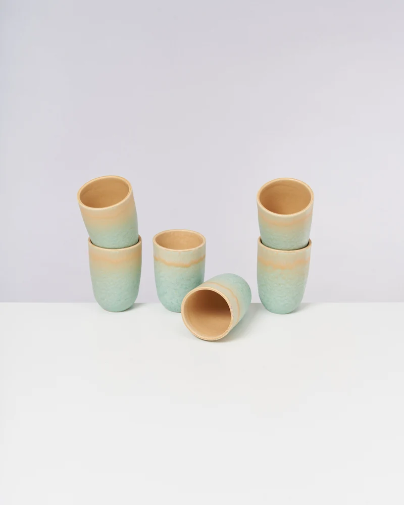 Copa Alto Becher groß apricot mint