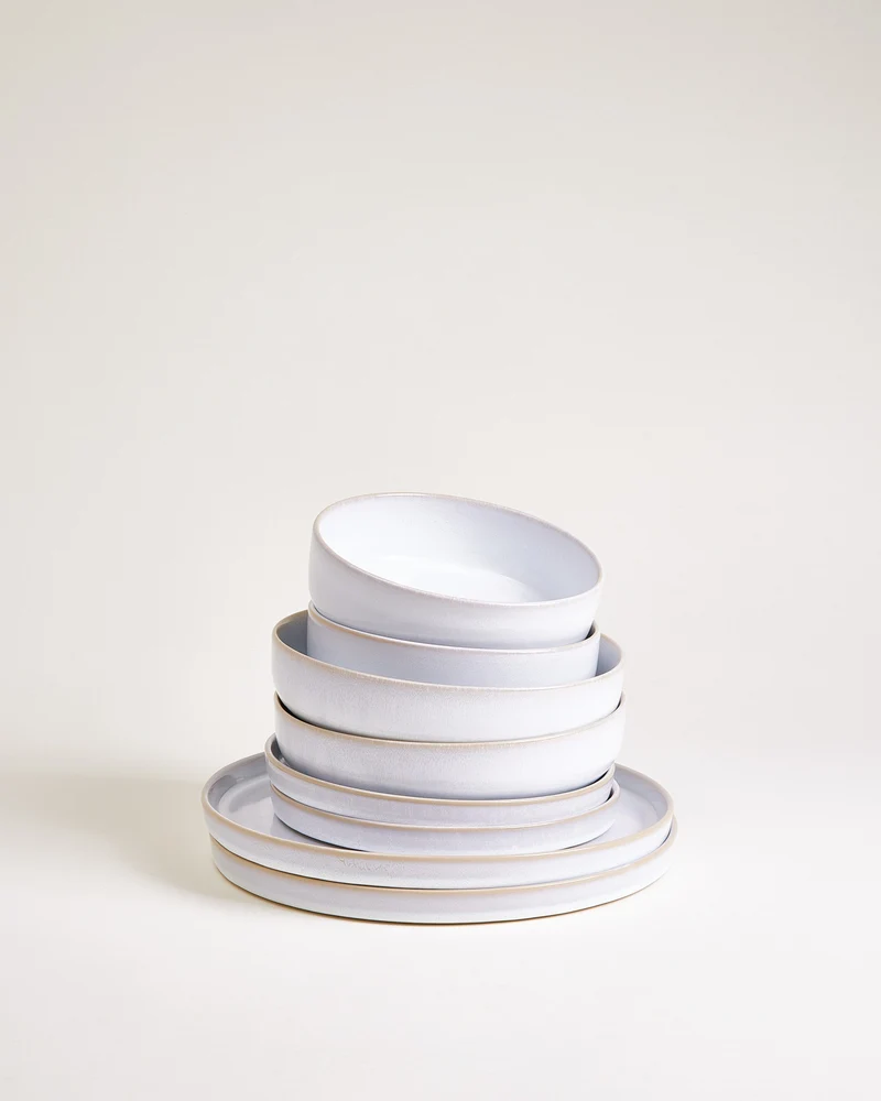 Cordoama Geschirr-Set modern weiß 8-teilig