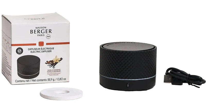 Maison Berger Aroma-Diffuser Kunststoff 2ml 6 cm Schwarz - Nomad Vanille Gourmet