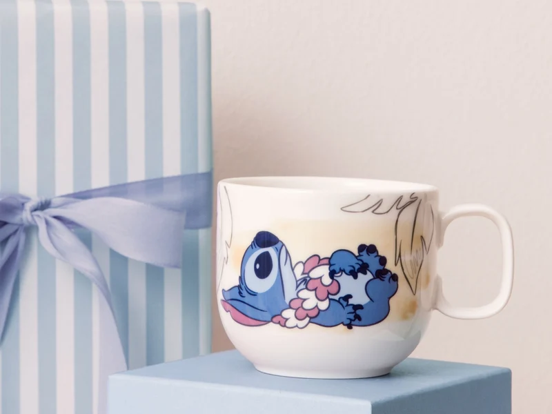 Villeroy & Boch Disney Stitch Kinderbecher mit Henkel klein weiß 0,17l