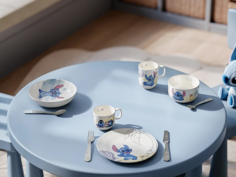 Villeroy & Boch Disney Stitch Kinderbecher mit Henkel klein weiß 0,17l