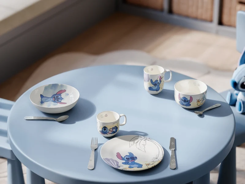 Villeroy & Boch Disney Stitch Kinder-Suppenteller weiß 18,5cm