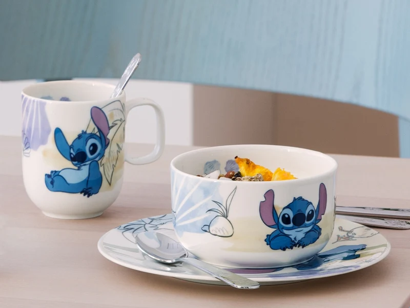 Villeroy & Boch Disney Stitch Kinder-Müslischale weiß 12,5cm