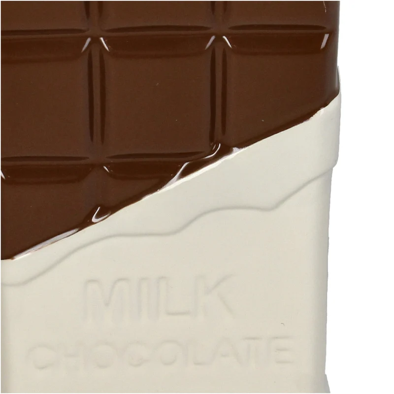 Vase Milk Chocolate Fine Earthenware Brown 10.3x5.3x20cm