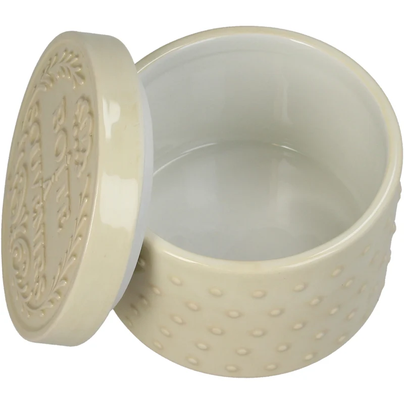 Keepsake Box Boite a Souvenirs Dolomite Ivory 10x10x8cm