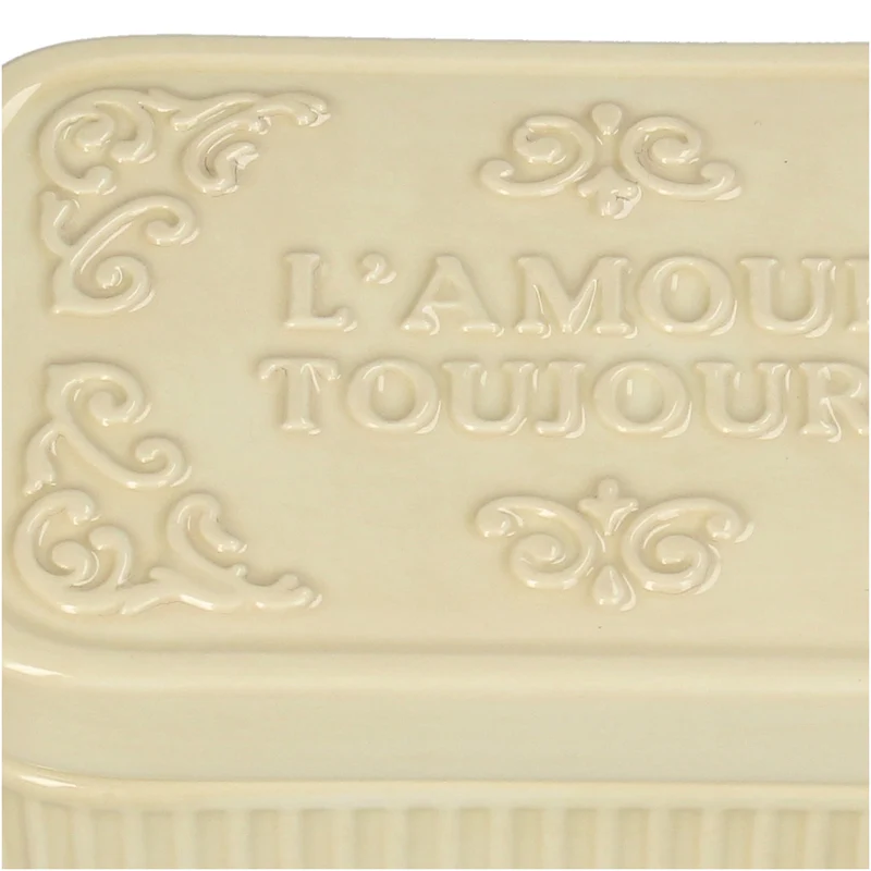 Keepsake Box L'Amour Toujours Dolomite Ivory 12.8x8x8cm