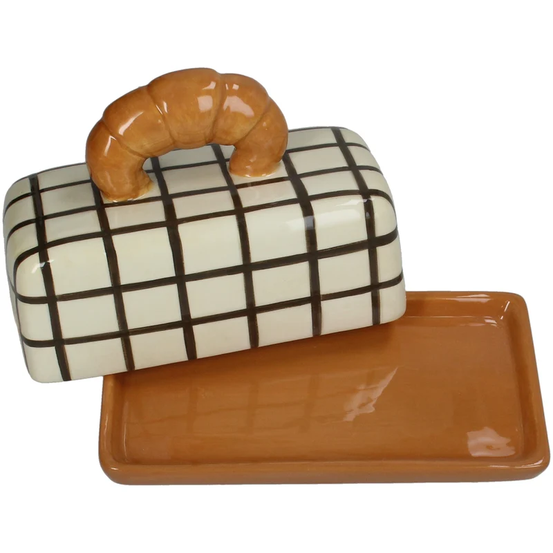 Keepsake Box Croissant Dolomite Brown 18.1x9.8x12.5cm