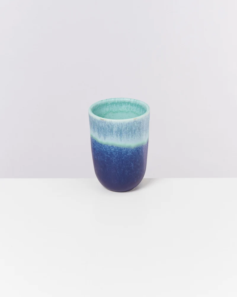 Copa Alto Becher groß türkis dunkelblau 6er-Set