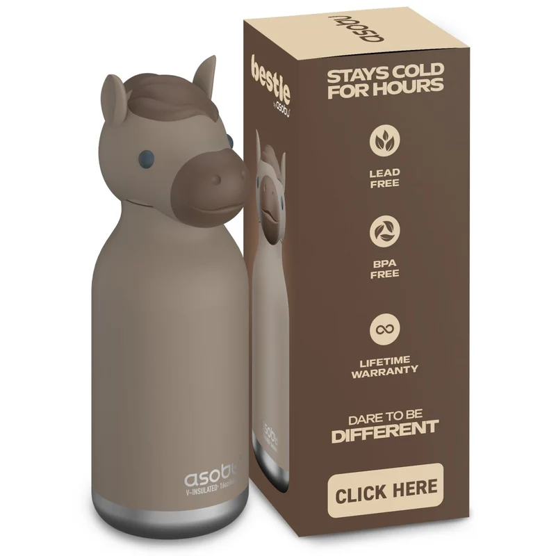 Isolierflasche Bestie Pferd